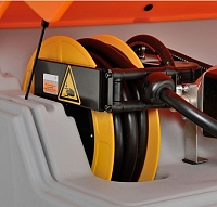 (obrázek pro) Naviják výdejní hadice s hadicí 15 m pro naftu