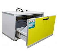 (obrázek pro) Nízká ohnivzdorná skříň pod stůl s výsuvnou zásuvkou FWF 90