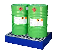 (obrázek pro) Ocelová záchytná vana SW2, lakovaná, bez nožek, s roštem