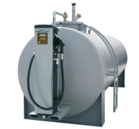 (obrázek pro) Ocelová dvouplášťová nadzemní nádrž na naftu 5000 l s konzolí