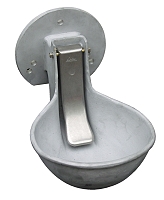 (obrázek pro) Kovové pastvinové pítko k napojení na cisternu