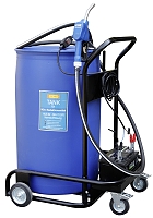 (obrázek pro) Vozík na sud 200 litrů pro výdej AdBlue s čerpadlem SP 30 12V