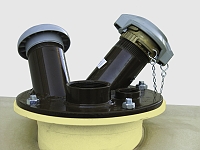 Ocelový kryt revizní šachty nádrže GT (obrázek pro) Ocelový kryt revizní šachty nádrže GT