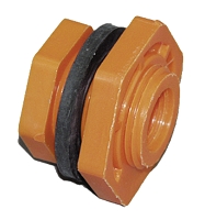 (obrázek pro) Redukce (plast), 1 1/4" vnější závit a ?" vnitřní závi