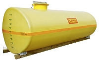 (obrázek pro) Sklolaminátová oválná cisterna, 8500 l 