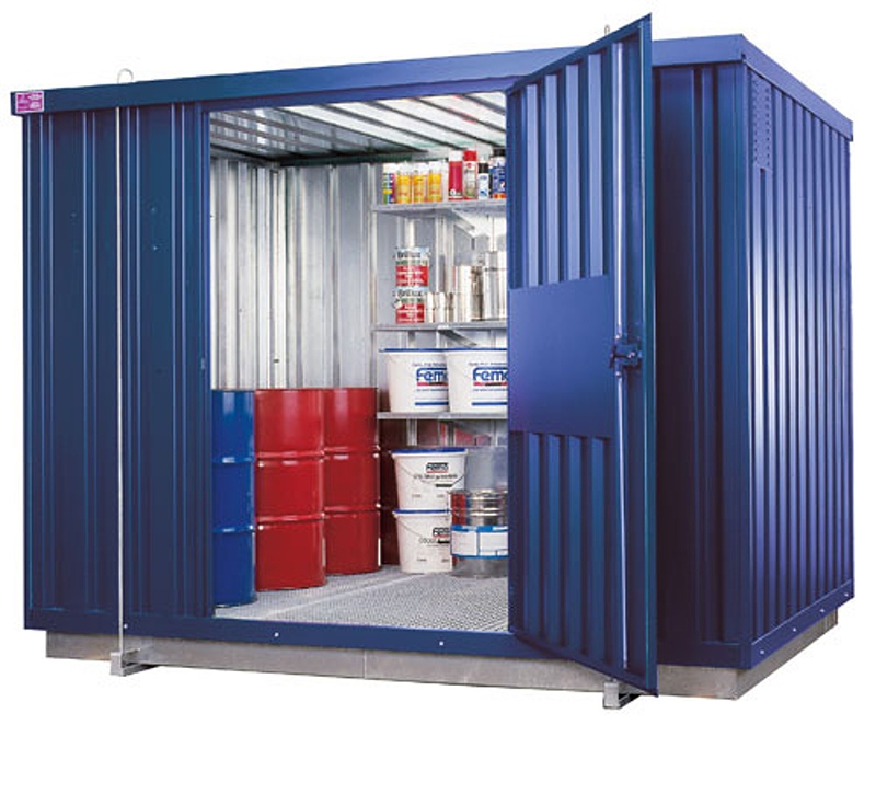 (obrázek pro) Bezpečnostní kontejner SRC 1.1 TA, pozink a lak, dveře L