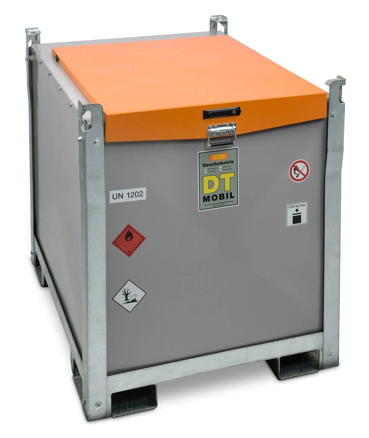 (obrázek pro) Mobilní nádrž na naftu/AdBlue 980/200 litrů DT Mobil PRO ST COMBI Basic, 12V/24V