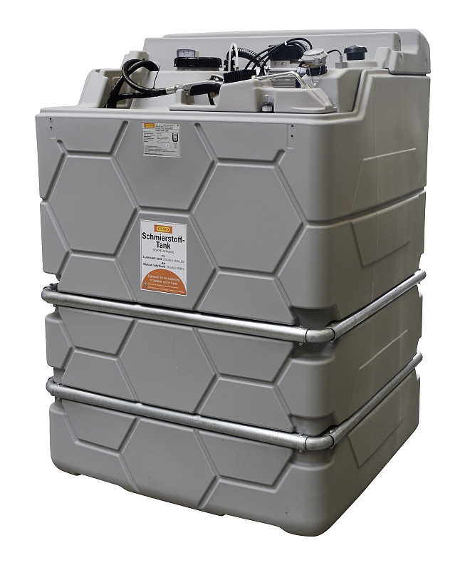 (obrázek pro) CUBE-nádrž na maziva 1500 l Basic vnitřní