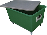 (obrázek pro) Ploché víko pro laminátové kontejnery 100 l a 200 l vysoké