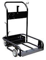 (obrázek pro) Vozík na sudy 200 l, 2 otočná a 2 pevná kolečka 